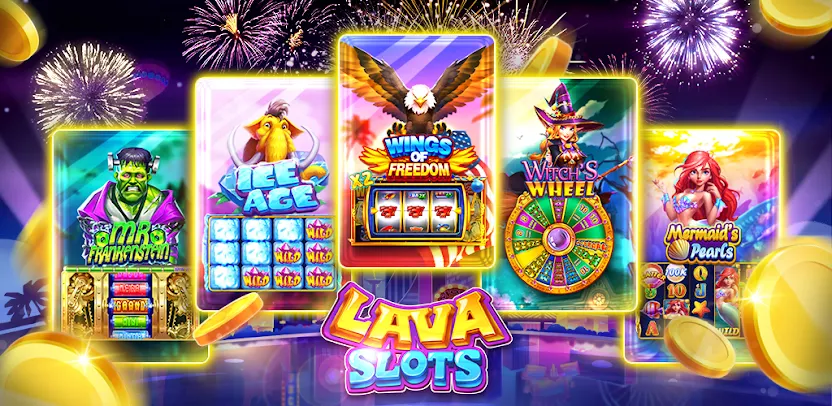 Variedade de ícones de jogos de cassino como slots, roleta e cartas